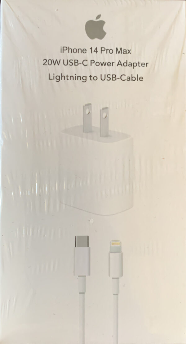 Adaptador de Corriente Apple 20W USB-C + Cable Lightning